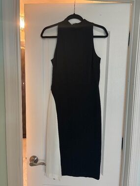 Black and white dress